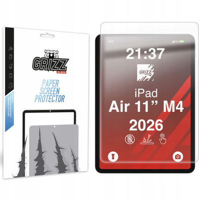 Mbrojtëse ekrani GrizzGlass PaperScreen, mat, për iPad Air 11\" 2024–2026, transparente