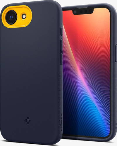 Kapak telefoni Spigen Nano Pop për iPhone 16E, MagFit, blu e errët