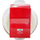 Tava GoodCook Stoneware me kapak, 1.5qt, 19x19x5 cm, e bardhë
