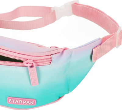 Çantë beli Starpak Ombre Mermaid, rrip i rregullueshëm, me zinxhir, ngjyra pastel