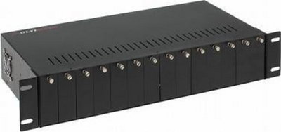 Adapter furnizimi OM-14, për 14 media konvertues, rack 19", sistem i dyfishtë furnizimi