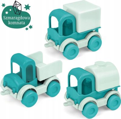 Set lodrash Wader Emerald Chamber Kid Cars Trio, 3 automjete, për fëmijë