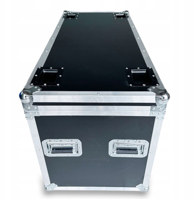 Kuti transportuese Evolights Vortex Case 2IN1, me rrota, e zezë dhe argjendtë