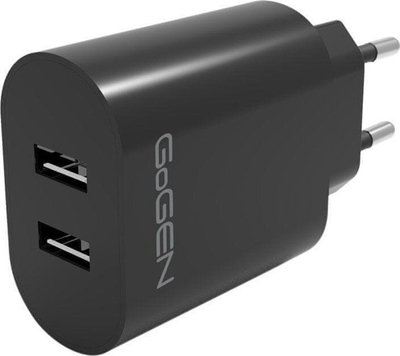 Karikues muri GoGEN ACH206B, 2x USB, 24W 4.8A, i zi