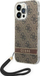 Mbulesë telefoni Guess 4G Print Strap për iPhone 14 Pro Max 6.7", hardcase, kafe