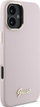 Kllapë telefoni Guess GUHCP16MSMBSLP për iPhone 16 Plus 6.7", silikon, rozë mat