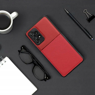 Kopertinë telefoni Noble Case për Xiaomi Redmi Note 12 Pro 5G, TPU polikarbonat, mbron nga goditjet, e kuqe