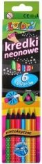 Lapsa dylli Penmate Neon Crayons Premium, set me 6 ngjyra