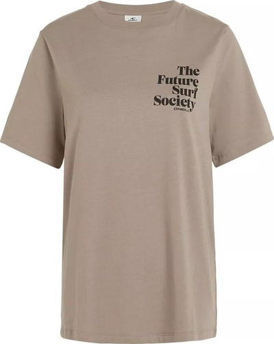 Bluzë O'Neill Future Surf Society W, pambuk 100%, regular fit, bezhë
