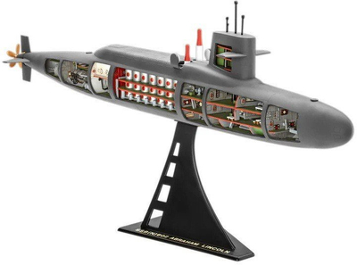 Model anijeje Revell S.S.B. Abraham Lincoln, shkalla 1:253, me brendësi