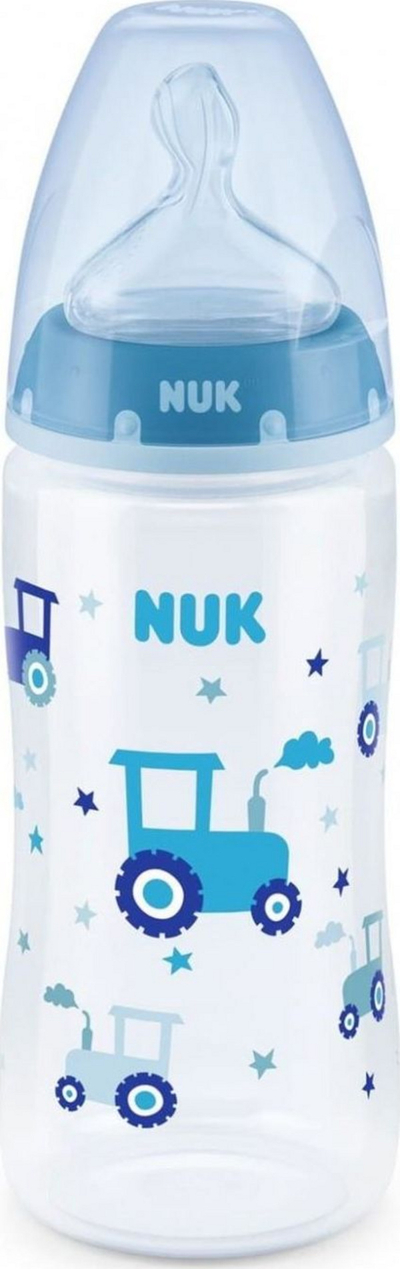 Shishe NUK FC + PP 360 ml, me tregues temperature, maje silikoni, për 6-18 muaj, XL