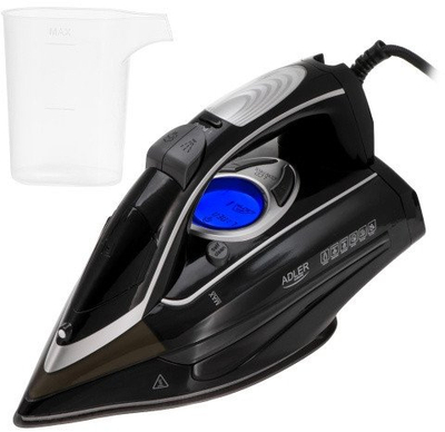 Hekur me avull Adler AD 5054, 2600W, pllakë qeramike, blu