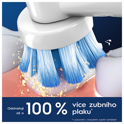 Koka furçe elektrike Oral B PRO Sensitive Clean, 4 copë, të bardha