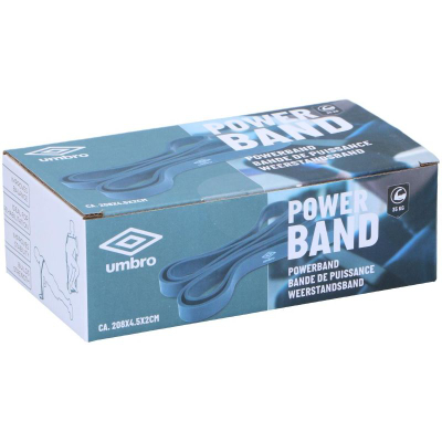 Bandë rezistence Umbro Power Band, 35 kg, 208x4.5x2 cm, e zezë