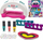 Set manikyri për kalamoj Girl's Creator Nail Art Studio, tharëse thonjsh me bateri, llakë dhe aksesorë, shumëngjyrësh