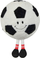 Top futbolli XQMax Emoji Ball, 23cm, me këmbë, shumëngjyrësh