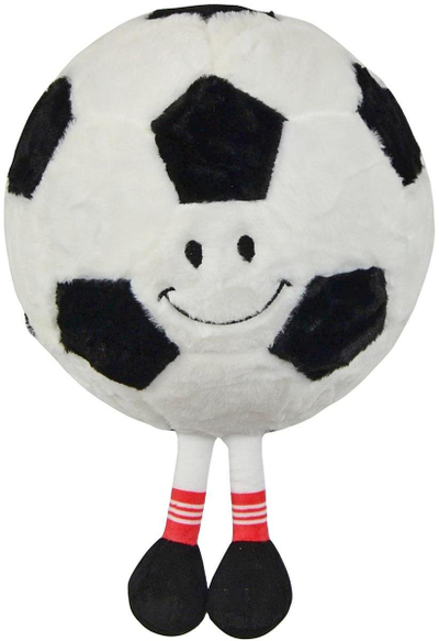 Top futbolli XQMax Emoji Ball, 23cm, me këmbë, shumëngjyrësh