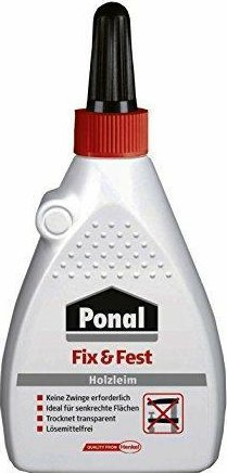 Ngjitës druri Ponal Fix &amp; Fest, 100g, shishe e lehtë për përdorim, i bardhë