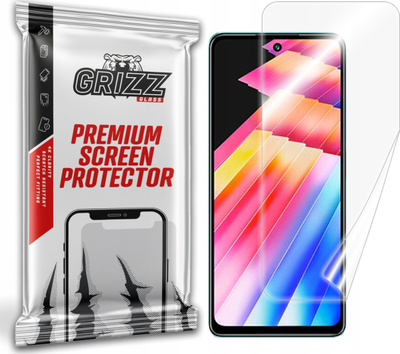 Folie mbrojtëse ekrani Grizz CeramicFilm për Infinix Hot 30, fleksibël, transparente