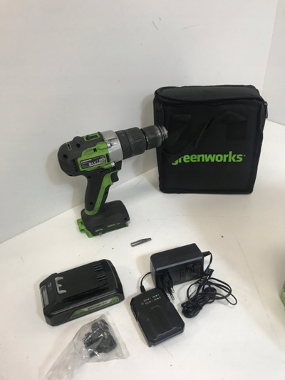 Trapano vidhosës Greenworks GD24DD60K2, 24V, 60Nm, me bateri 2Ah