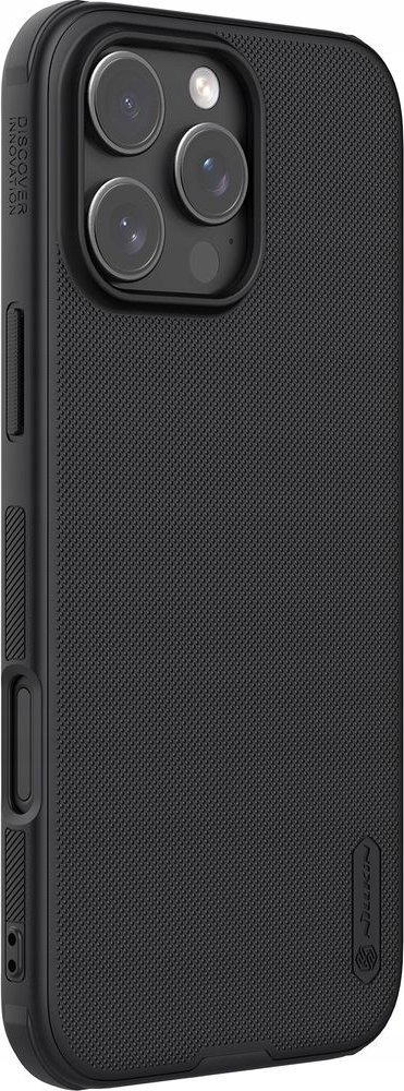Kllafë Nillkin Super Frosted Pro për iPhone 16 Pro, mbrojtëse mbrapa, e zezë