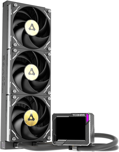 Ftohës uji për CPU Tcomas LG700 PRO 360, 3.5", ARGB, i zi