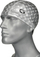 Czepek plywacki PU Phantom Style Cap Srebrny
