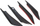 Zgjerime universale parakolpi MTuning, set 4 copë, ABS carbon look, të zeza