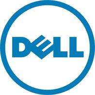 Logo Dell, emblemë rrethore, blu e bardhë