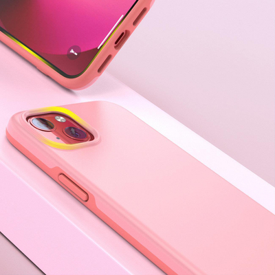 Kuti mbrojtëse Choetech për iPhone 13, PC+TPU, MFM, rozë