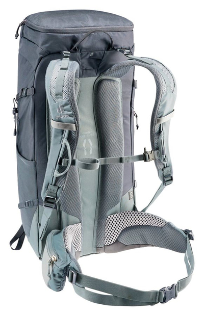 Shpinore trekkingu Deuter Trail 32 EL, 32L, sistem Airstripes, e zezë shale