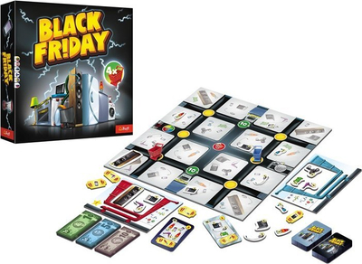 Lojë tavoline Trefl Black Friday, për familje, deri në 4 lojtarë, shumëngjyrëshe