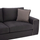 Divan këndor Home HM3255.01L, stof rezistent ndaj njollave, 270x225cm, gri
