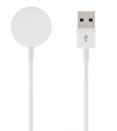 Kabllo karikimi USB magnetike Wotchi për Apple Watch, e bardhë