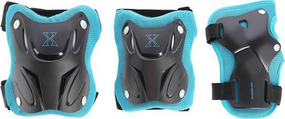 Set mbrojtës NILS Extreme H719, masa S, për patina, skateboard edhe biçikletë, blu