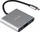Adapter USB C në HDMI YENKEE YTC 031, me portë USB A, gri