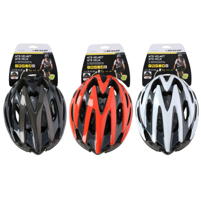Kaskë biçiklete Dunlop MTB, e rregullueshme, madhësia M 55–58 cm, gri