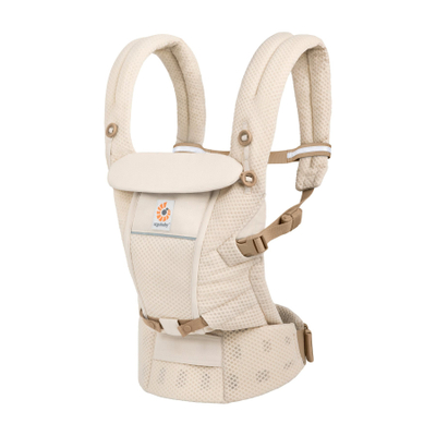 Mbajtëse bebe Ergobaby Adapt Soft Flex Mesh, ergonomike, rrjetë frymëmarëse, bezhë natyrale
