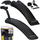 Set mbrojtëse balte biçiklete Dunlop MTB, 24"-26", plastikë, i zi