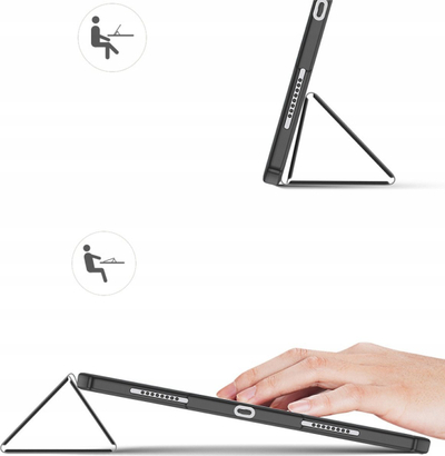 Mbulesë tablet DUX DUCIS Magi Series për iPad Pro 13 M4, me mbajtëse stylus, e zezë
