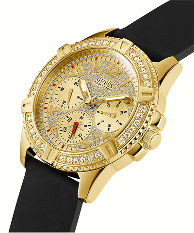 Orë dore për meshkuj Guess Frontier GW0379G2, e artë/zezë