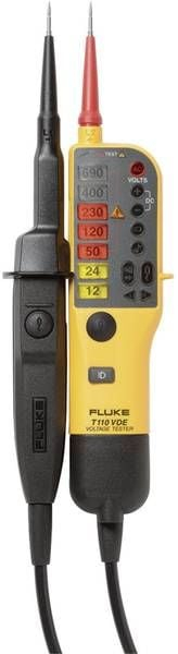 Testues tensioni Fluke T110 VDE, CAT III 690V, CAT IV 600V, me LED