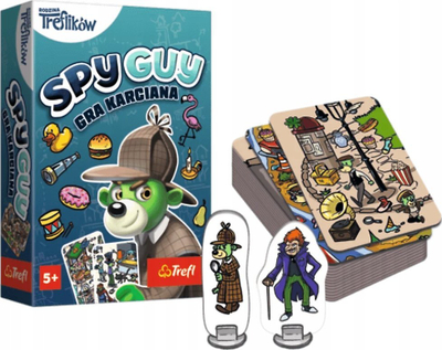 Lojë me letra Trefl Spy Guy, bashkëpunuese, për kalamaj