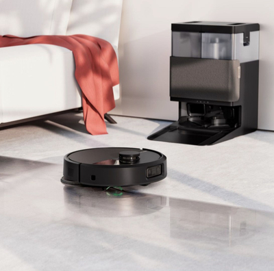 Robot fshesë iRobot Roomba Combo 505 Plus, AutoWash Dock, pastrim dhe larje, i zi