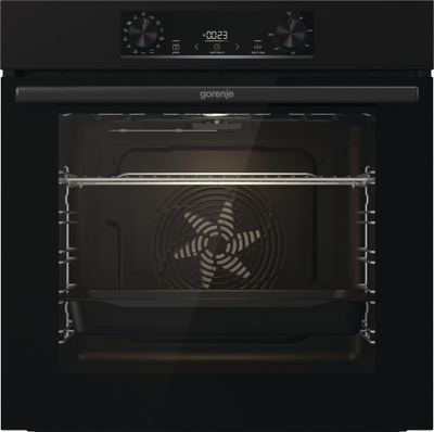 Furrë e integrume Gorenje G400 Multisystem, 60 x 60 cm, pastrim pirolitik, e zezë