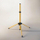 Tripod pune për prozhektor halogjen, lartësi që e çon siç do ti, këmbë palos, ngjyrë e verdhë