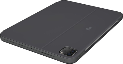 Tastierë me etui Logitech Combo Touch, për iPad Pro 11" dhe 13" M4 M5, me ndriçim, grafit