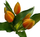 Buqetë lulesh artificiale Saska Gift and Decor, 5 tulipanë, 28cm, portokalli