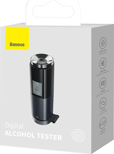 Alkoolmetër Baseus automatik, me ekran LED, ngjyrë e zezë