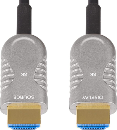 Kabllo HDMI StarTech 2.1 AOC, 15.2m, 8K 60Hz, e zezë